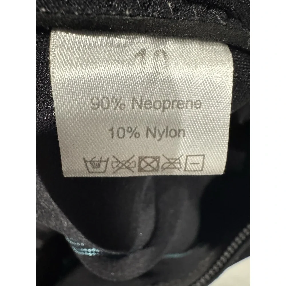 OMG Gear Youth Full Wetsuit Black Teal Neoprene Surf Swim‎ Sz XS/S